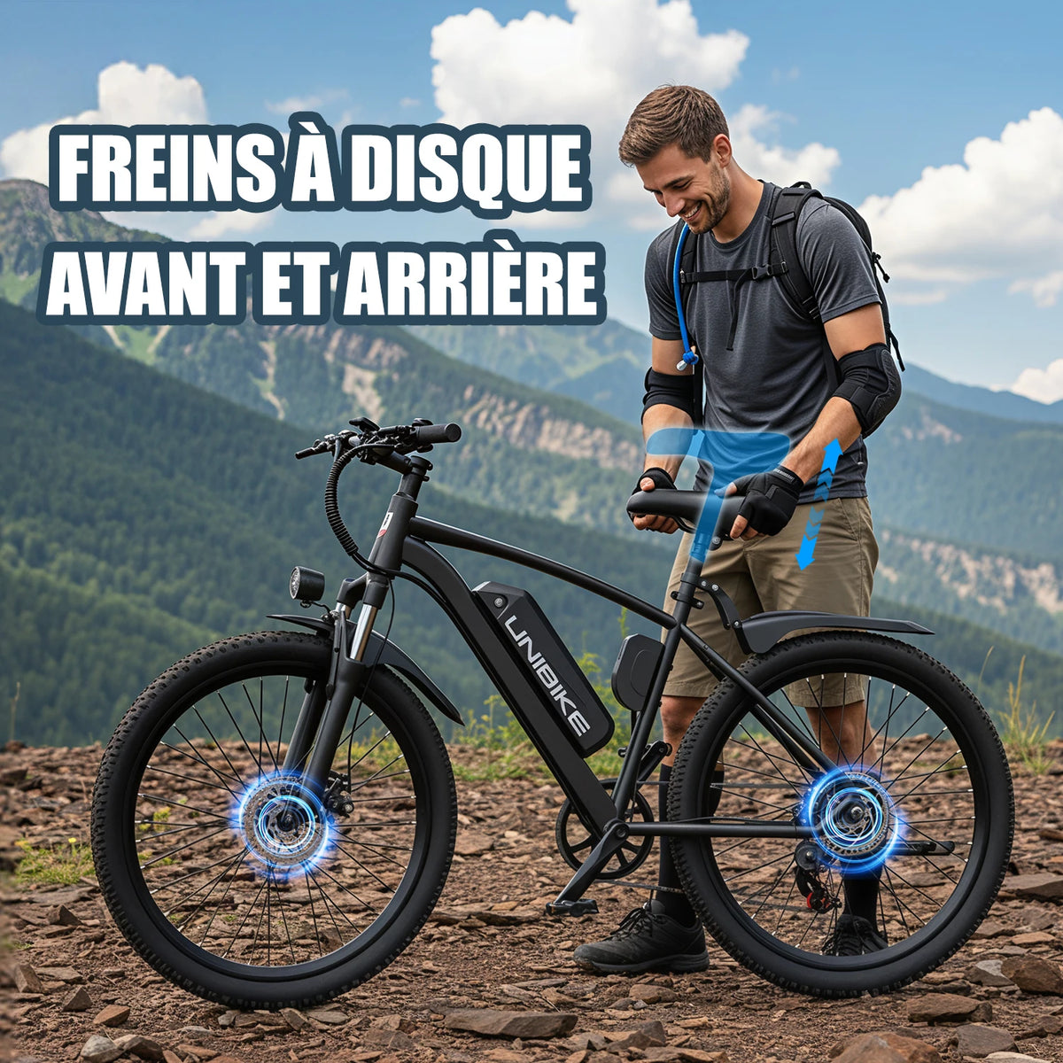 Bicicleta Elétrica Aairsk Q7 26 Polegadas