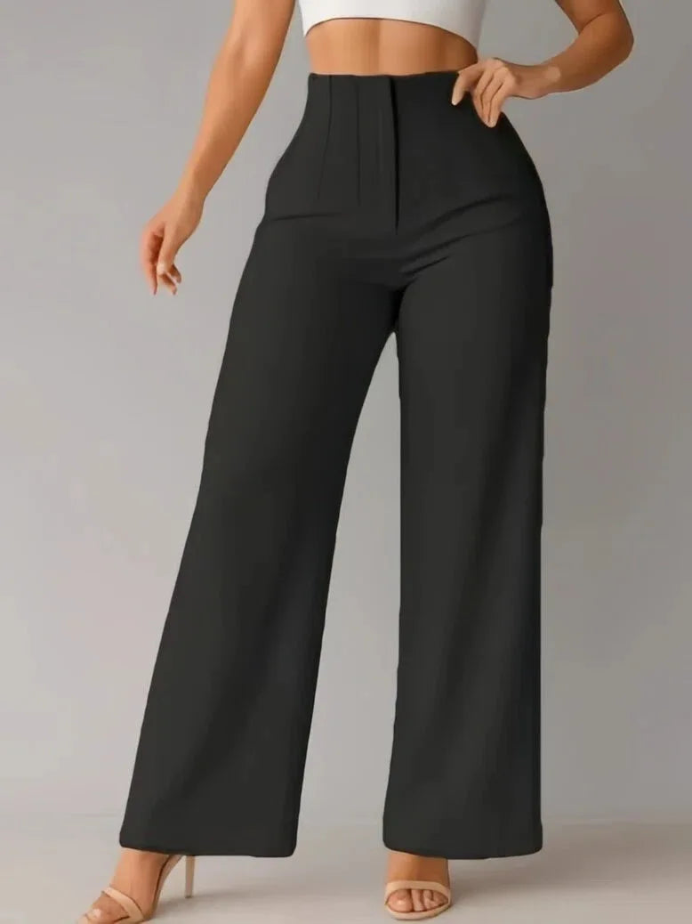Calça Feminina Elegante de Alfaiataria e Corte Reto