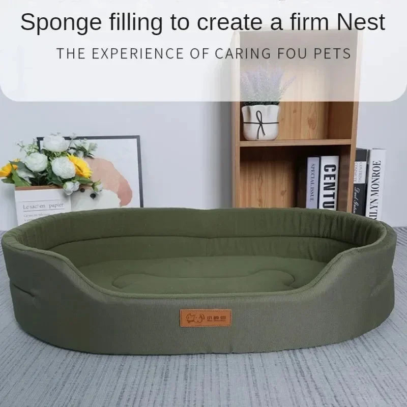Sofá-cama Impermeável e Antiácaro para Cães e Gatos Pequenos, Médios e Grandes