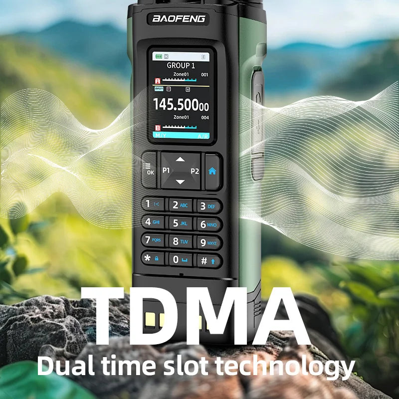 Baofeng DM-32UV DMR Rádio Digital GPS APRS Air Band Rx AES256 Gravação Tipo-C