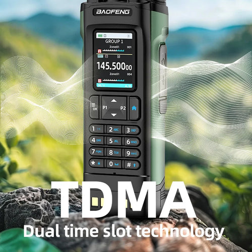 Baofeng DM-32UV DMR Rádio Digital GPS APRS Air Band Rx AES256 Gravação Tipo-C