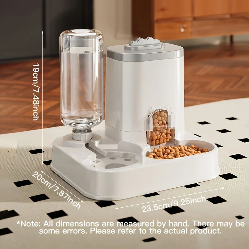 Distribuidor e Alimentador Automático para Gatos, Cães com Fed por Gravidade, à Prova de Derramamento,