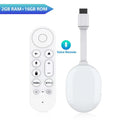 Chromecast Versão Global Android 14TV Stick Q2 Ultra 4K HDR Allwinner H313 Comando à Distância por voz BT5.X Chromecast Wifi 6 2G 16G