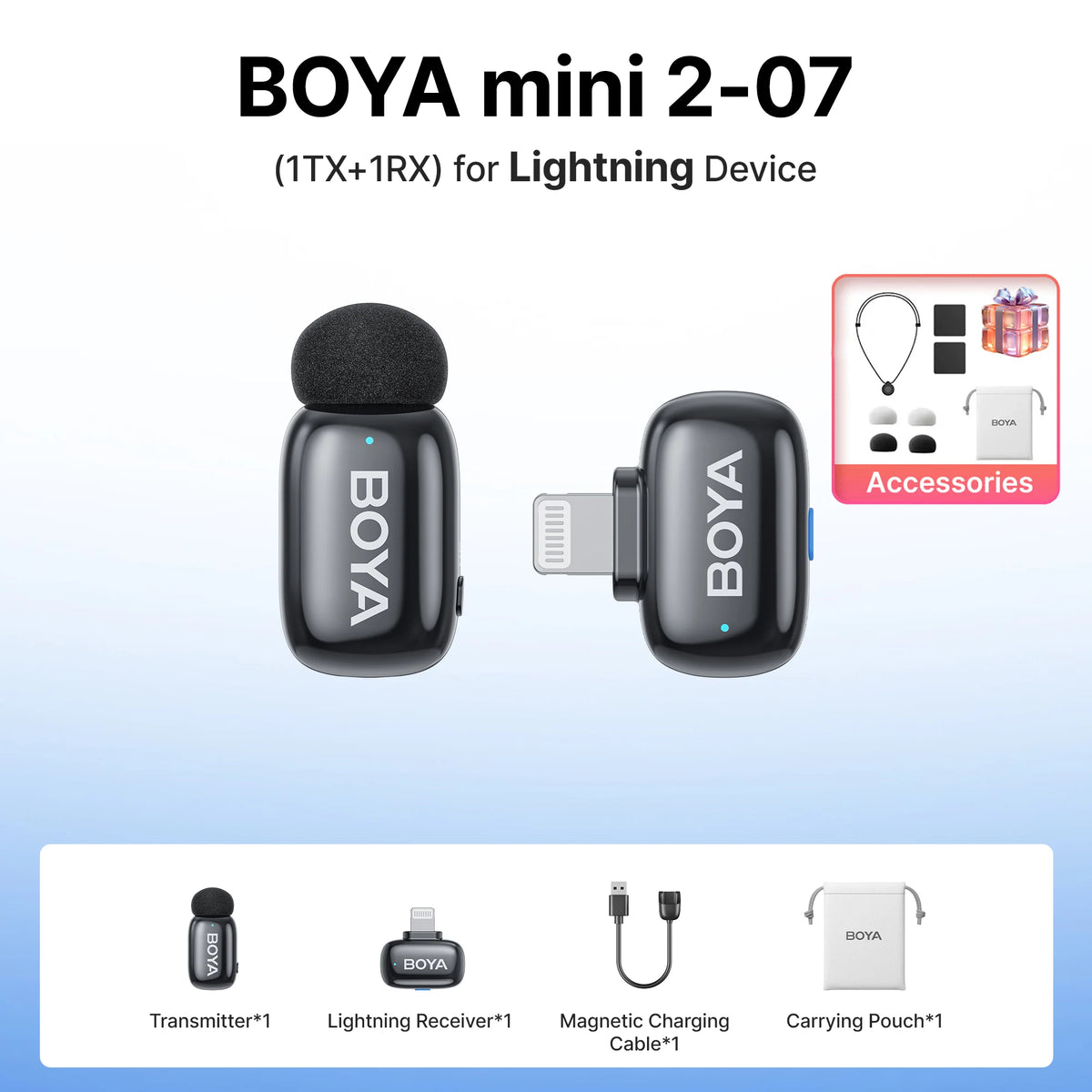 Microphone BOYA Mini 2 Mic USB-C Phone