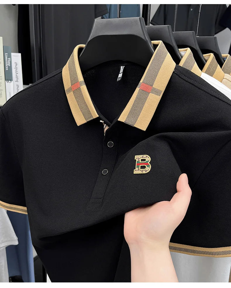 Camisa polo manga curta casual
