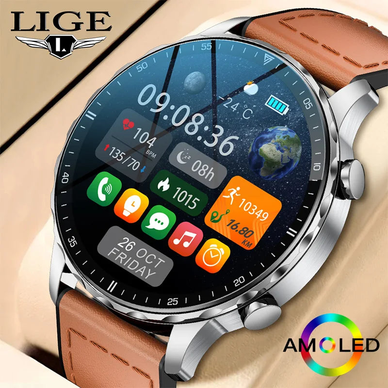 relógio Lige Modelo 2026, 1.85 "tela hd