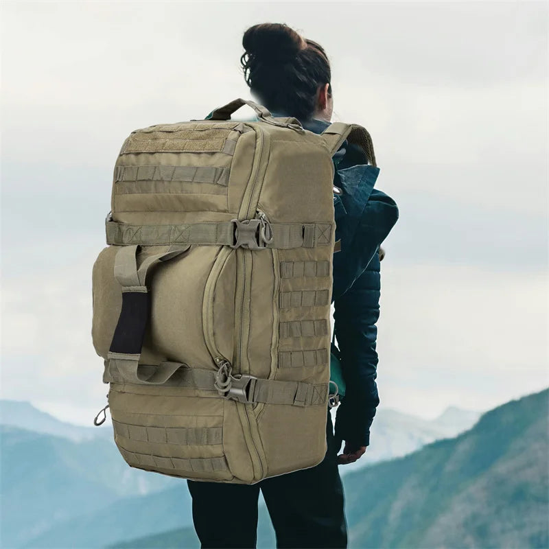 Mochila Tática LQARMY 30L 45L 80L para Viagens, Camping, Emergencias