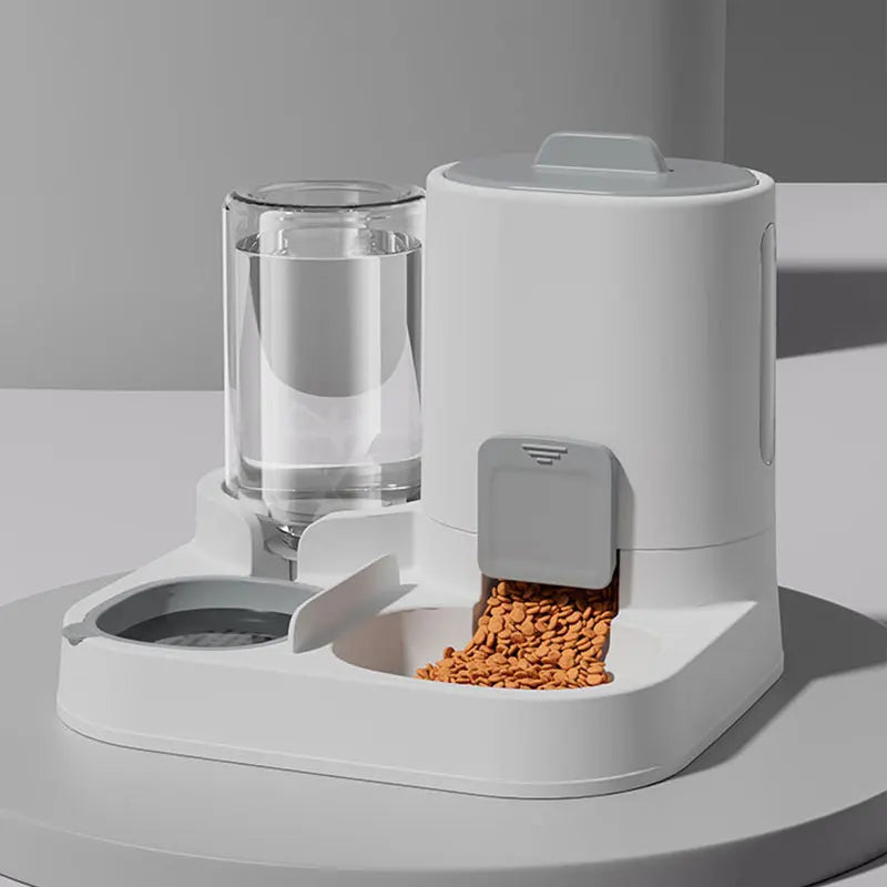 Distribuidor e Alimentador Automático para Gatos, Cães com Fed por Gravidade, à Prova de Derramamento,