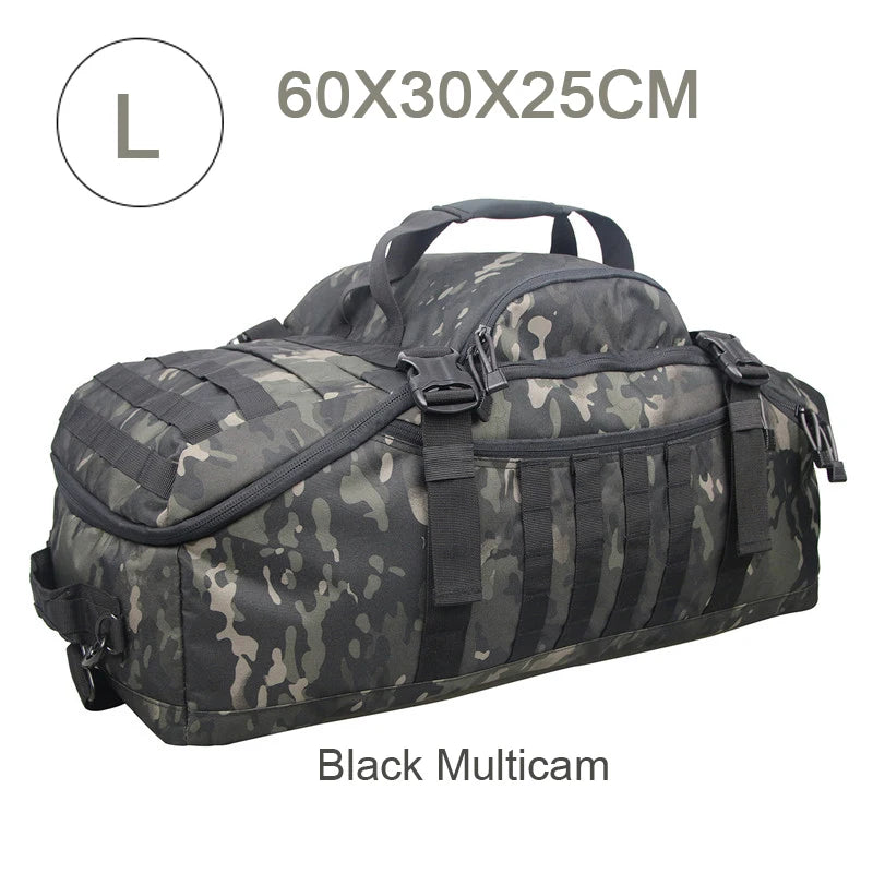 Mochila Tática LQARMY 30L 45L 80L para Viagens, Camping, Emergencias