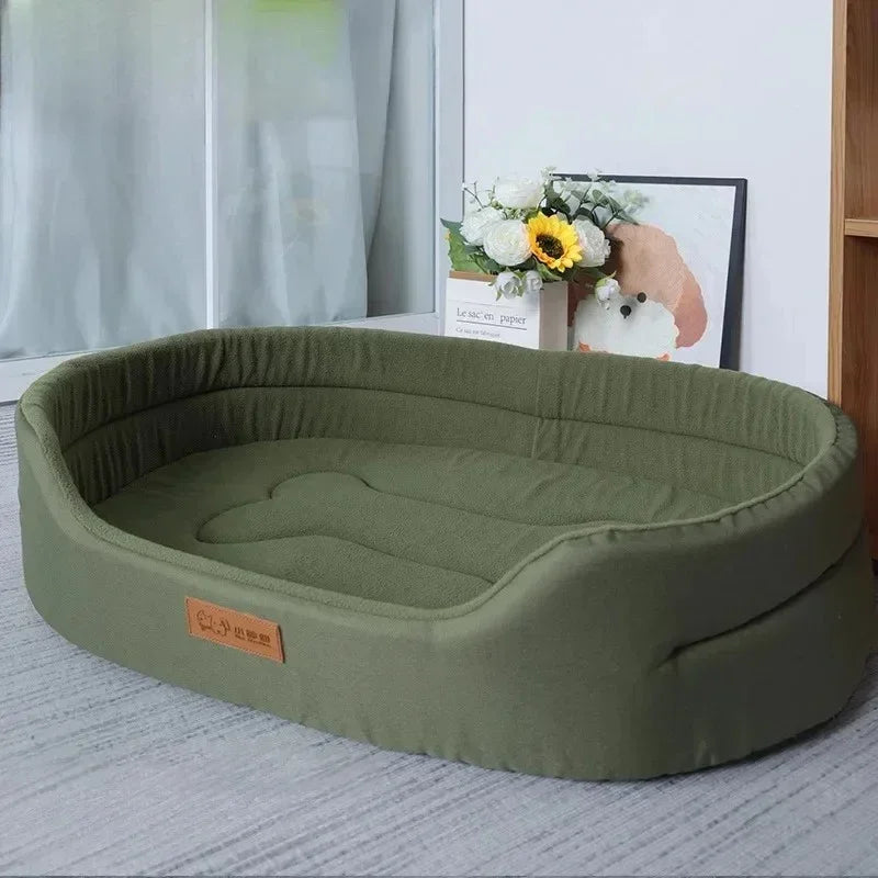 Sofá-cama Impermeável e Antiácaro para Cães e Gatos Pequenos, Médios e Grandes