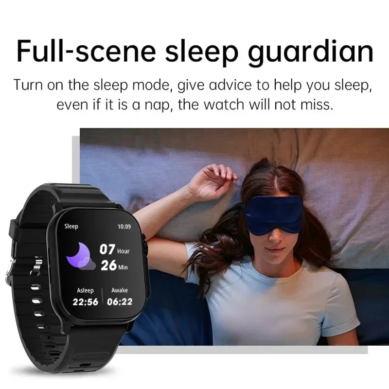 Relógio Smartwatch para Android e iOS, Tela HD de 2,01 Polegadas