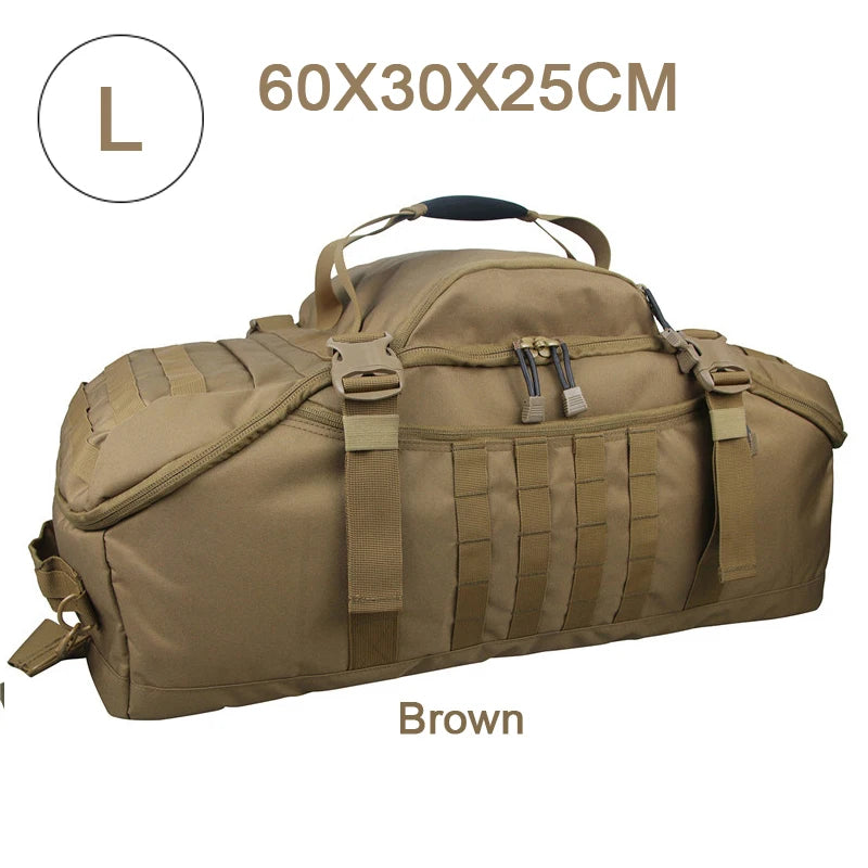 Mochila Tática LQARMY 30L 45L 80L para Viagens, Camping, Emergencias