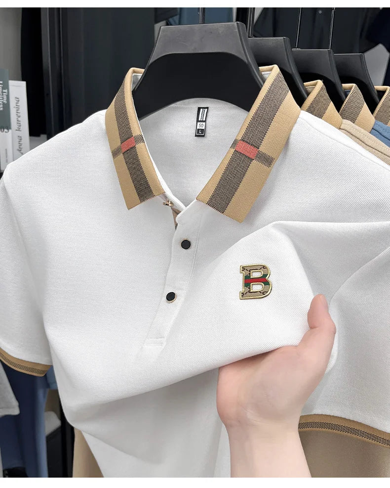 Camisa polo manga curta casual