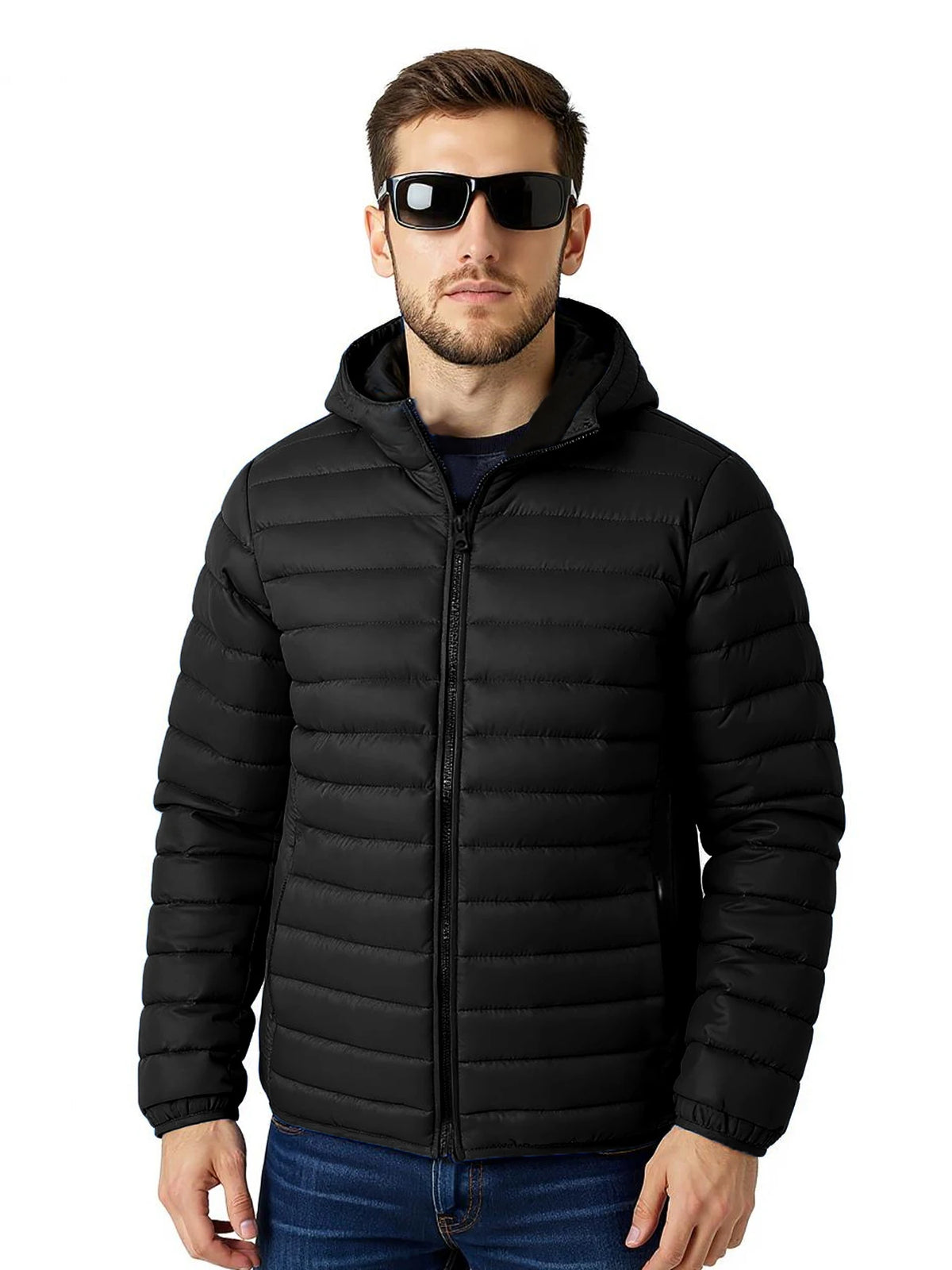 Jaqueta masculina de algodão