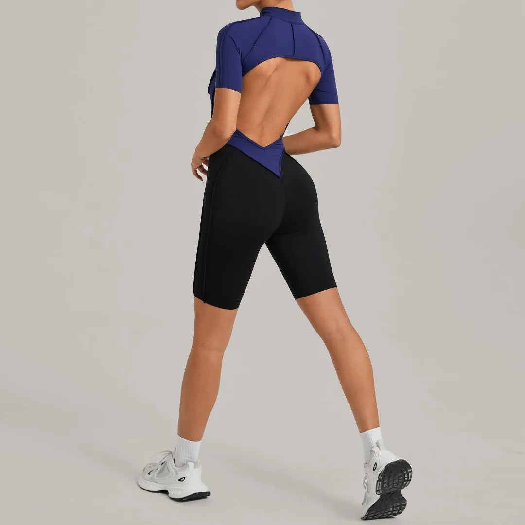 Macacão Fitness Levanta Bumbum com Bojo Removível
