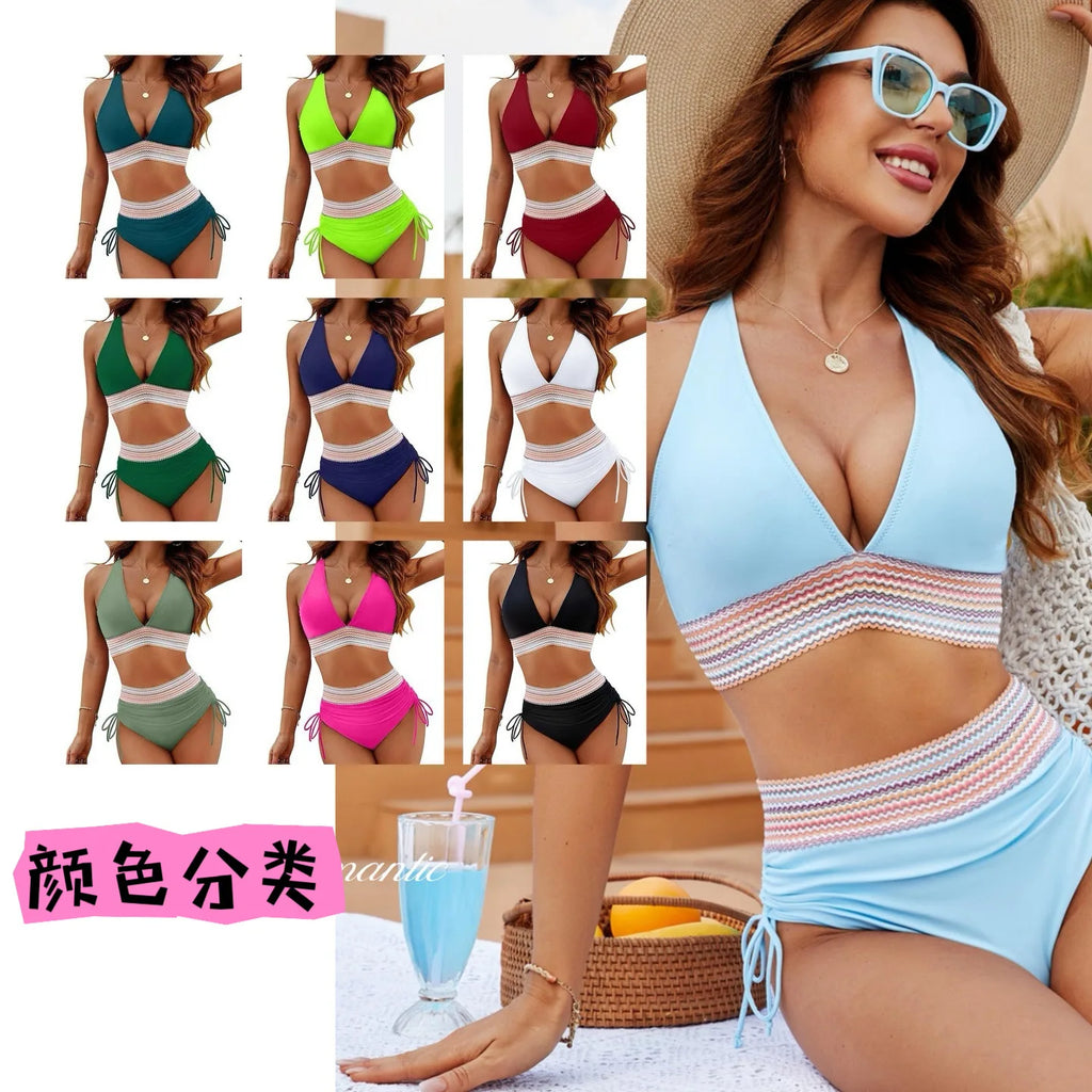 Conjunto de Biquíni Texturizado Feminino modelo 2026