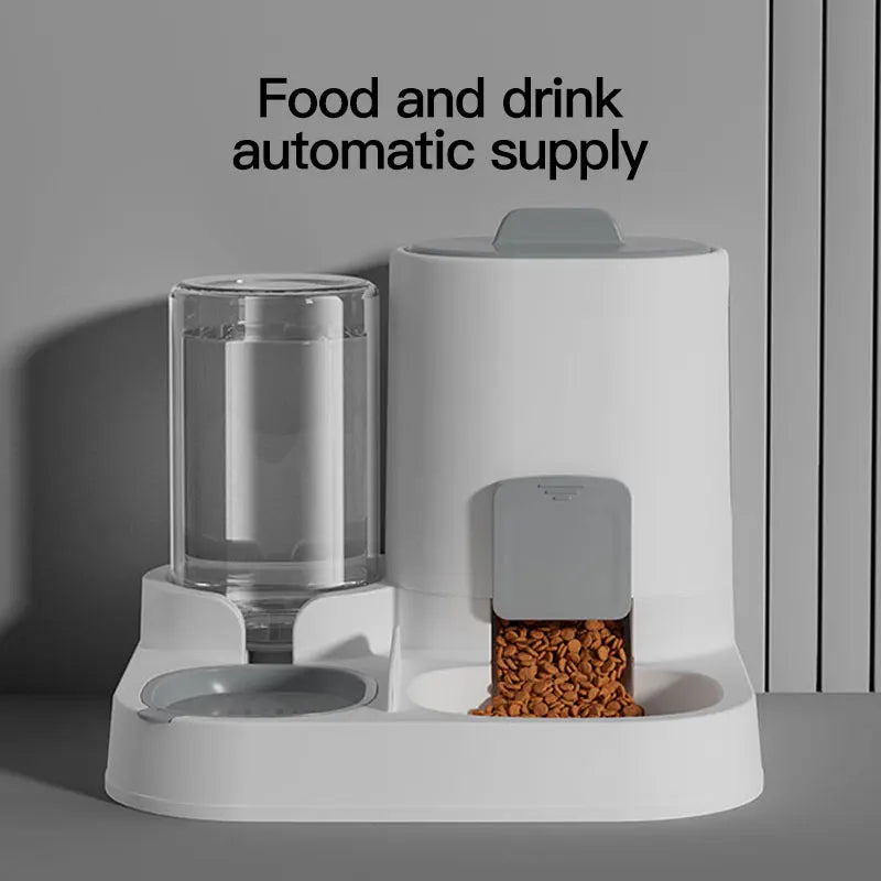 Distribuidor e Alimentador Automático para Gatos, Cães com Fed por Gravidade, à Prova de Derramamento,
