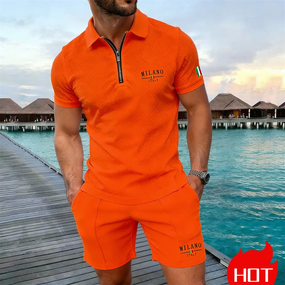 Conjunto Polo com Zíper