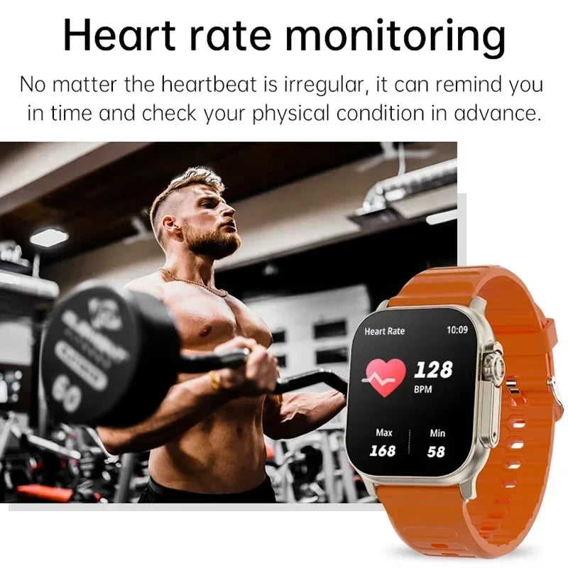 Relógio Smartwatch para Android e iOS, Tela HD de 2,01 Polegadas