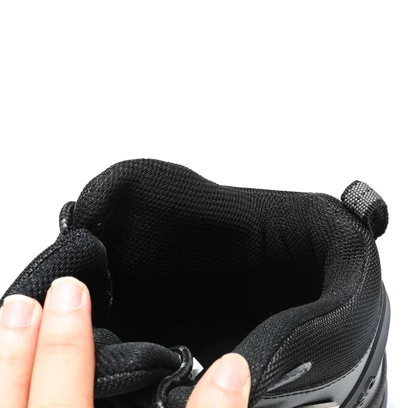 Botas de Couro Qifeng Unisex Resistente a Terrenos Adversos