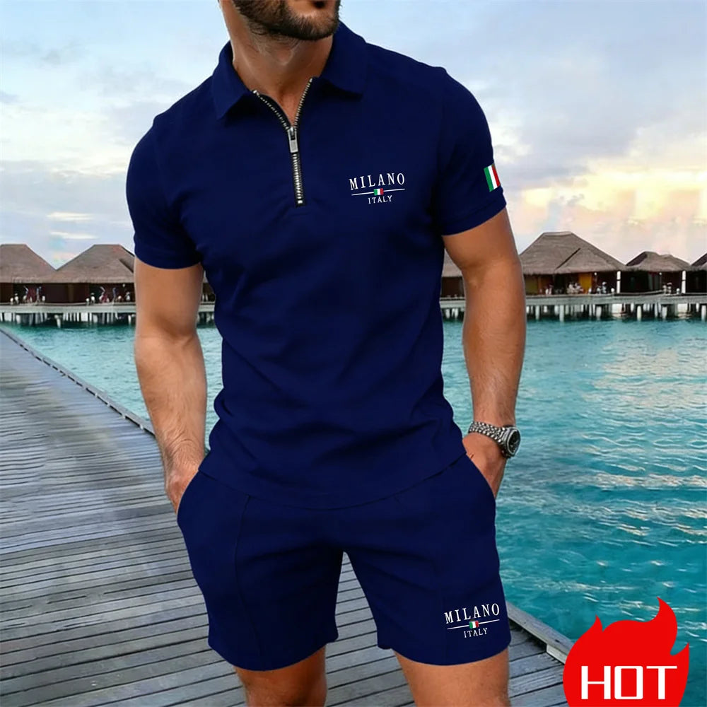Conjunto Polo com Zíper