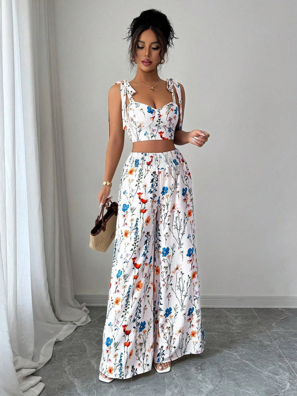 Conjunto 2 Peças elegante e confortável para uso casual, look moderno