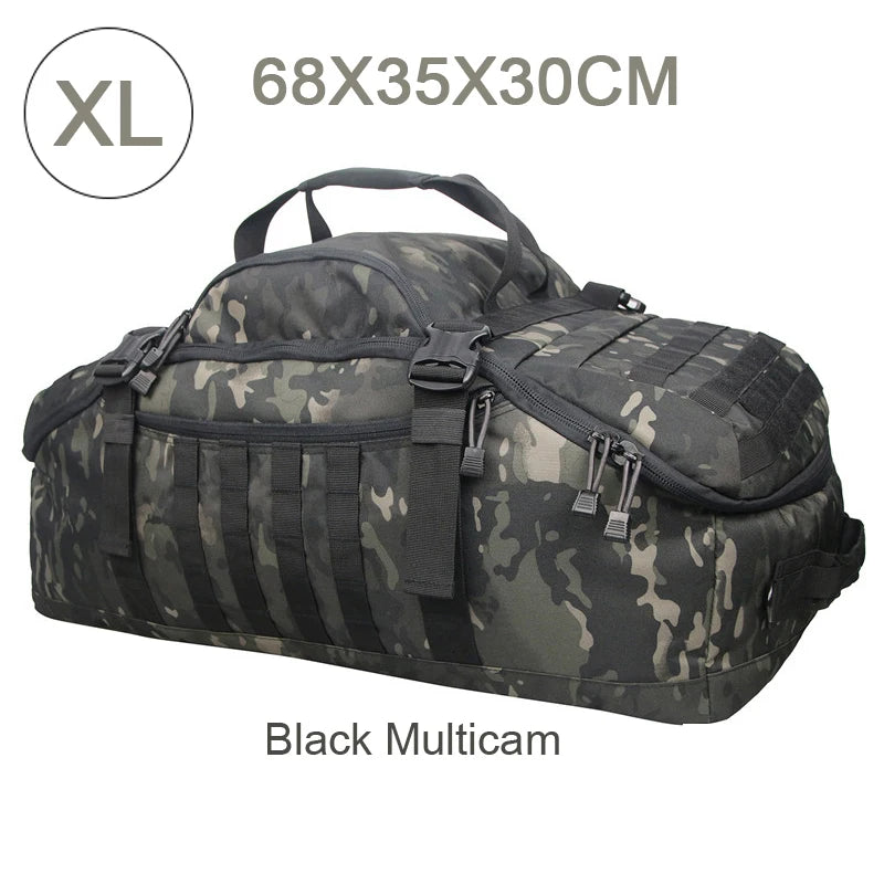 Mochila Tática LQARMY 30L 45L 80L para Viagens, Camping, Emergencias