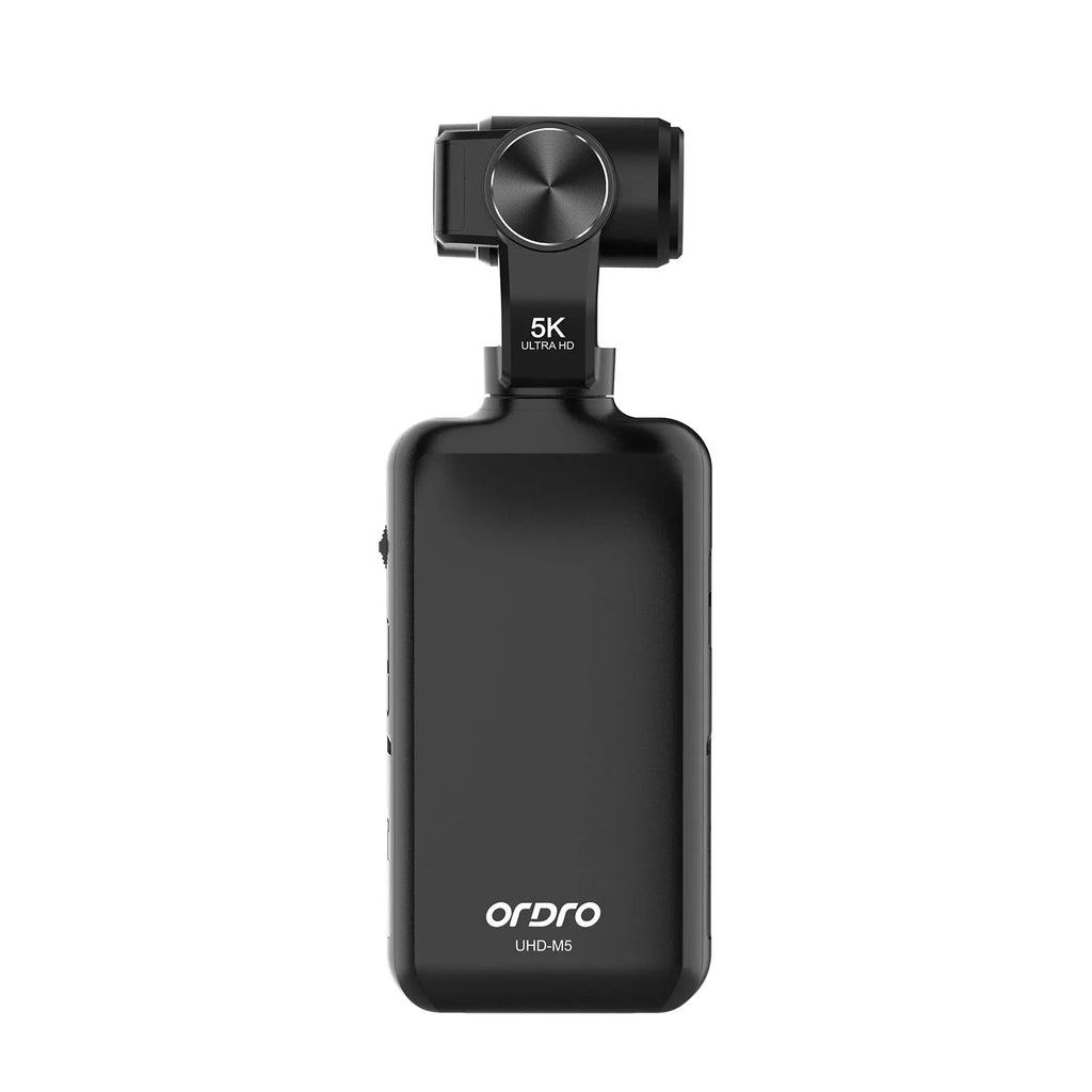 Kit de Câmera Vlog Ordro M5 5K, Filmadora de Ação Portátil com Microfone Sem Fio para Gravação de Vídeos