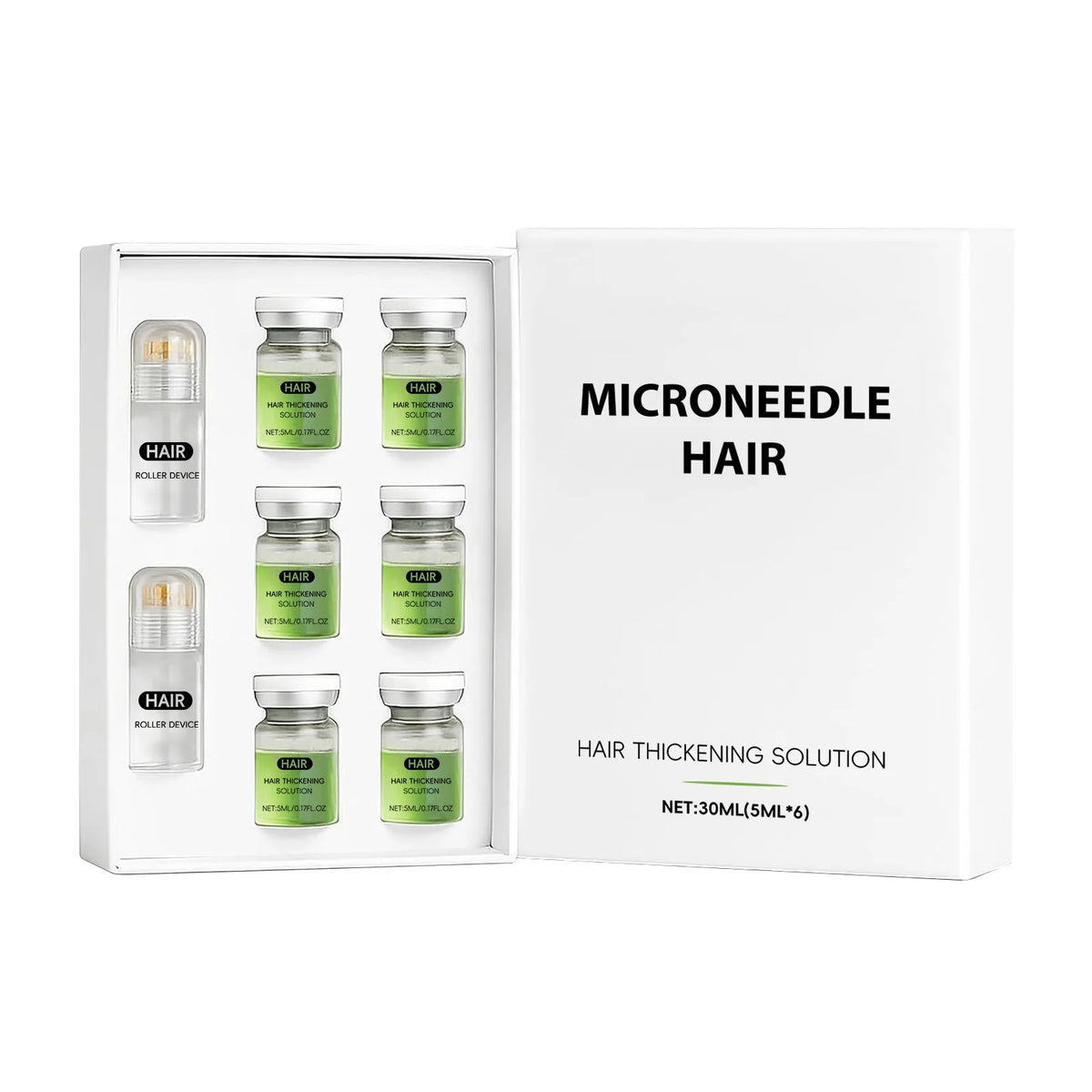 Kit de Microagulhas para Crescimento Capilar