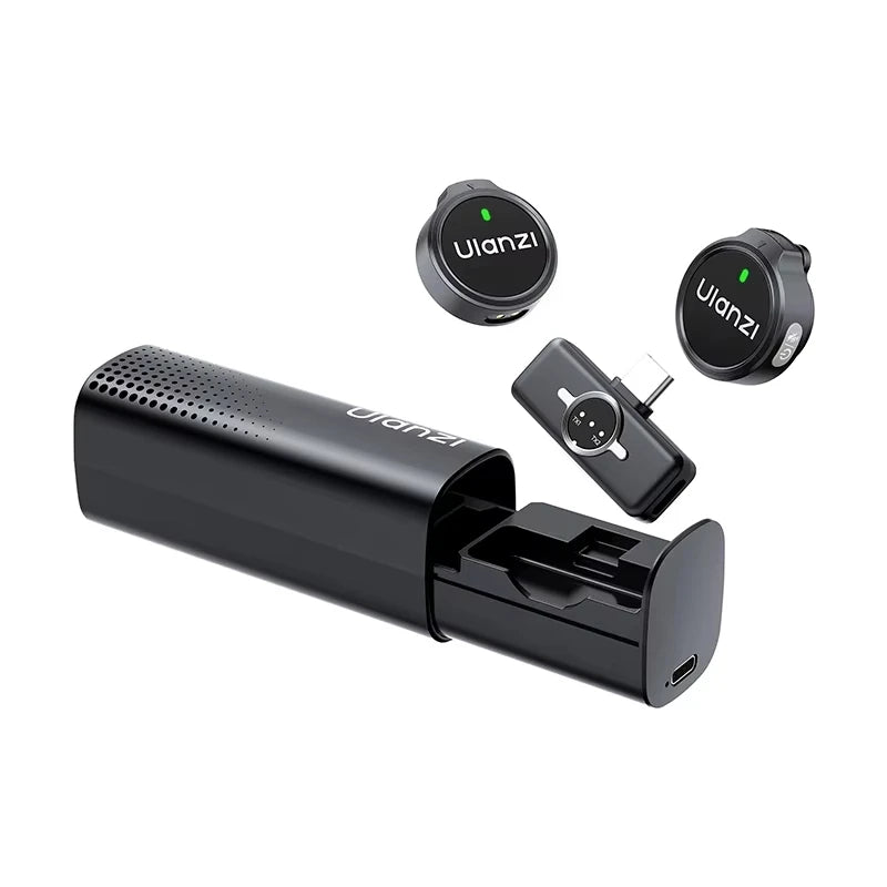 Microfone de Lapela Ulanzi A21 360 °