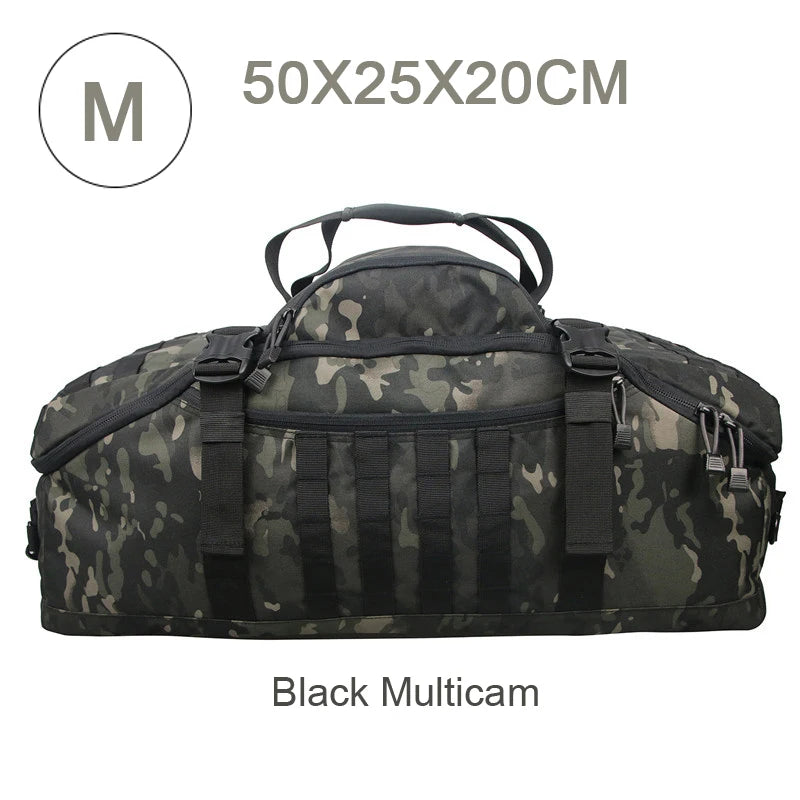 Mochila Tática LQARMY 30L 45L 80L para Viagens, Camping, Emergencias