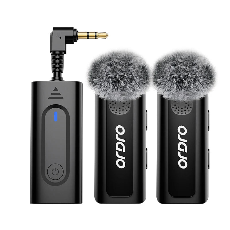 Kit de Câmera Vlog Ordro M5 5K, Filmadora de Ação Portátil com Microfone Sem Fio para Gravação de Vídeos