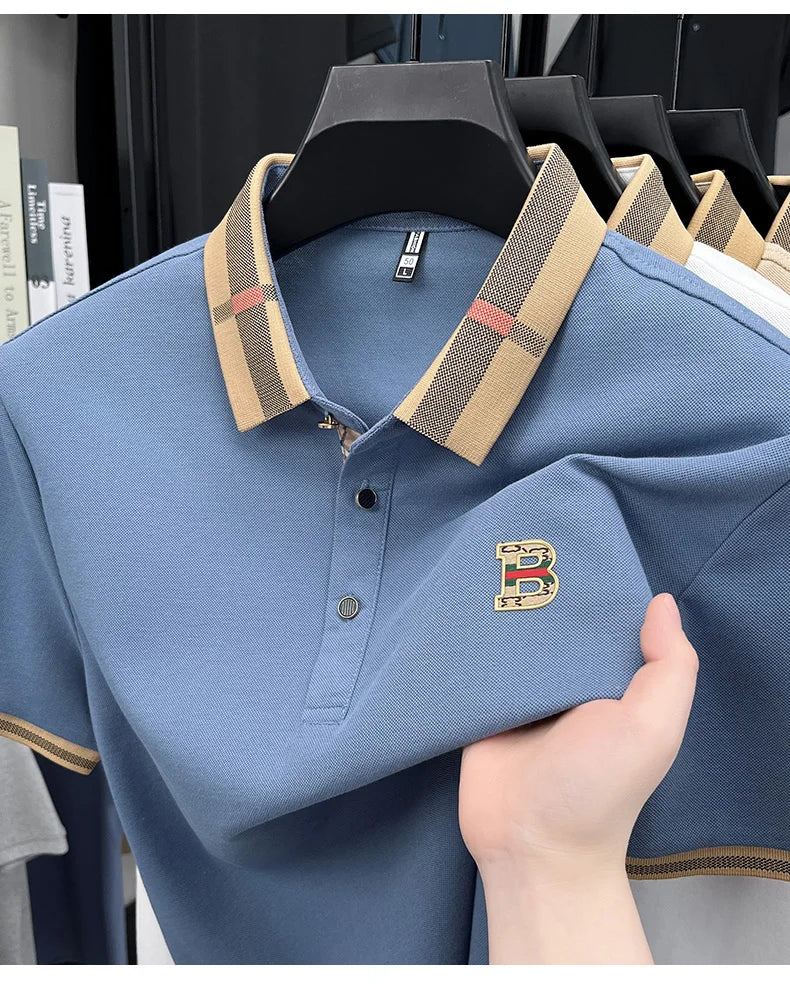 Camisa polo manga curta casual