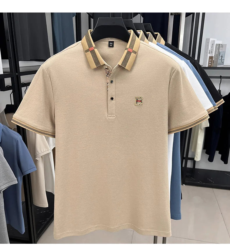 Camisa polo manga curta casual