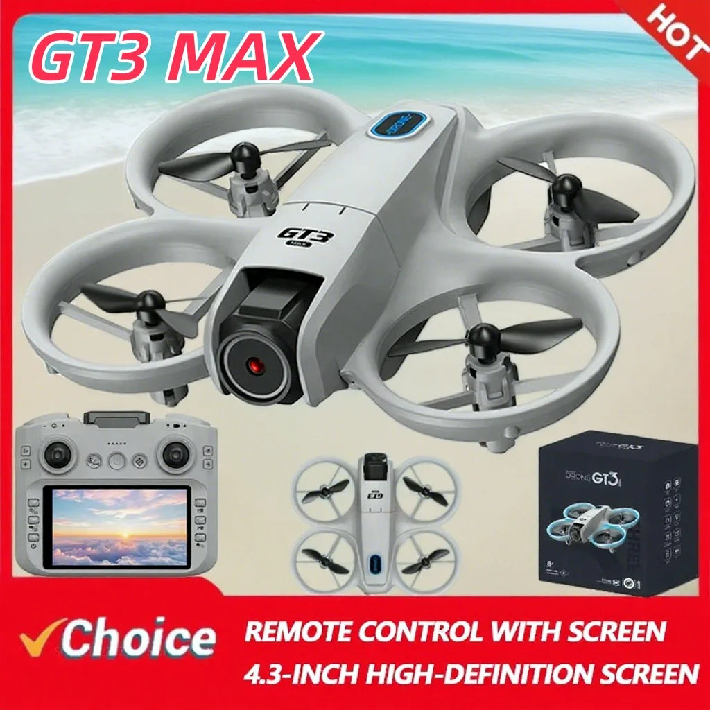 Drone GT3 MAX 8K HD 4.3" 360°