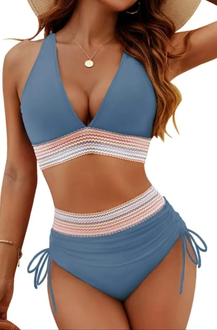 Conjunto de Biquíni Texturizado Feminino modelo 2026