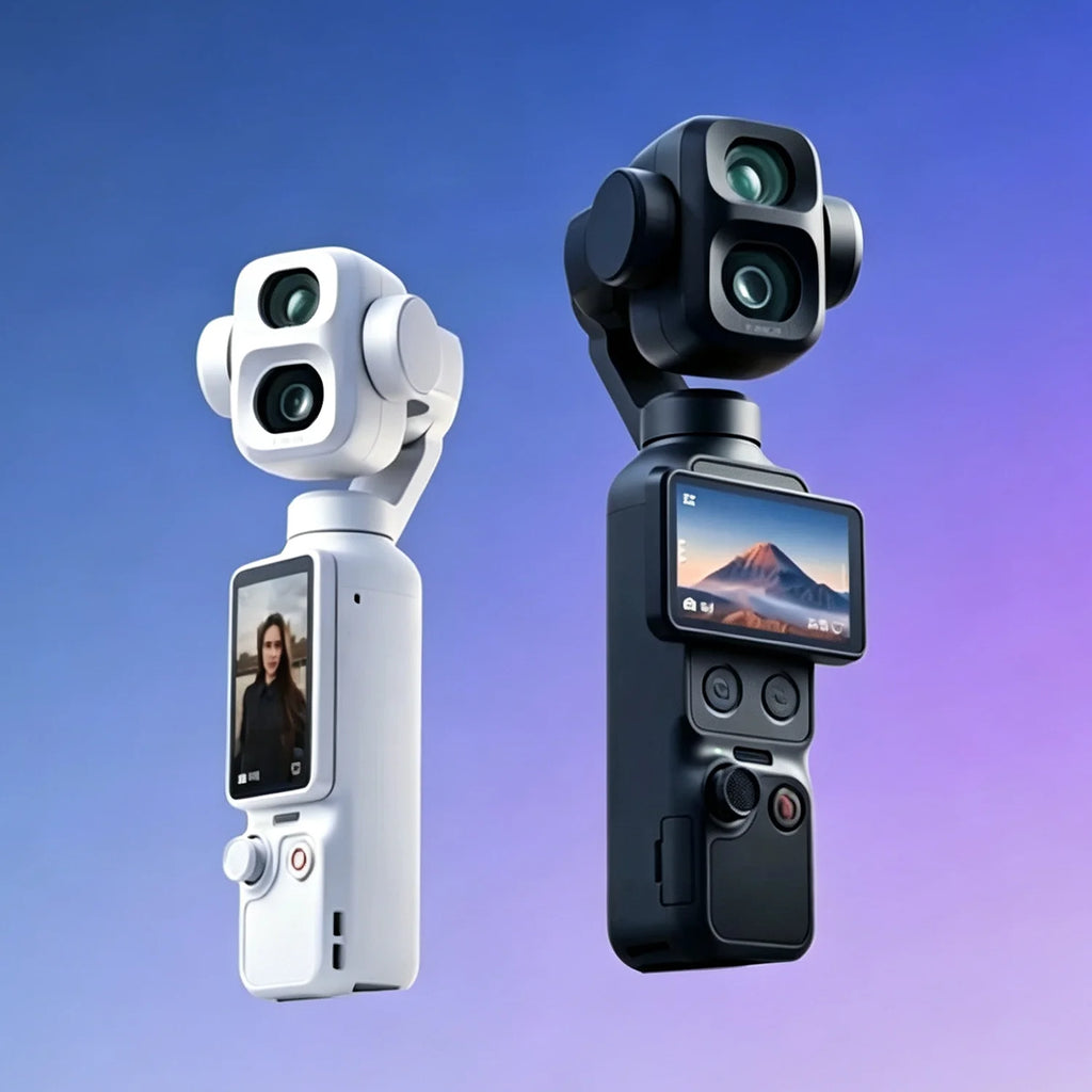 Câmera Estabilizadora de 3 Eixos e ActiveTrack, Zoom de até 12x, Câmeras Duplas 8K/4K