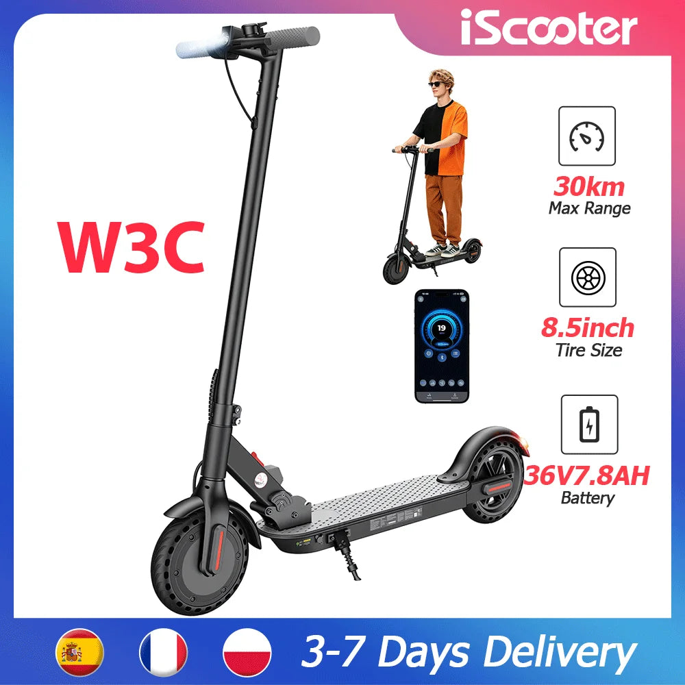Scooter Elétrico W3C 8.5 Polegadas