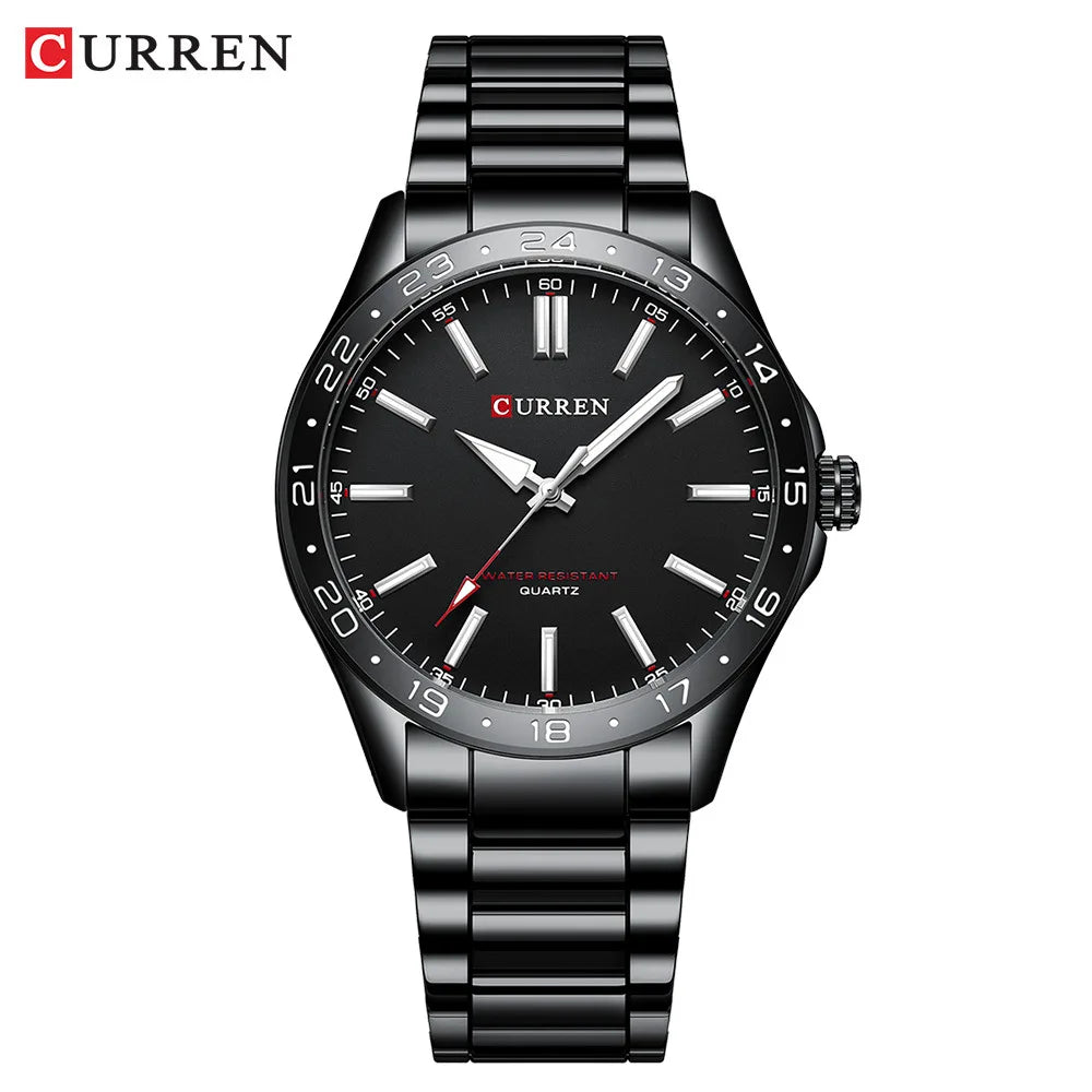 Relógio Curren 8452 ORIGINAL quartzo Aço Inoxidável