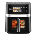 Fritadeira a Ar 5.5L 8-em-1 Max 200 ° Fritadeira Elétrica Sem Óleo com Controle por Toque