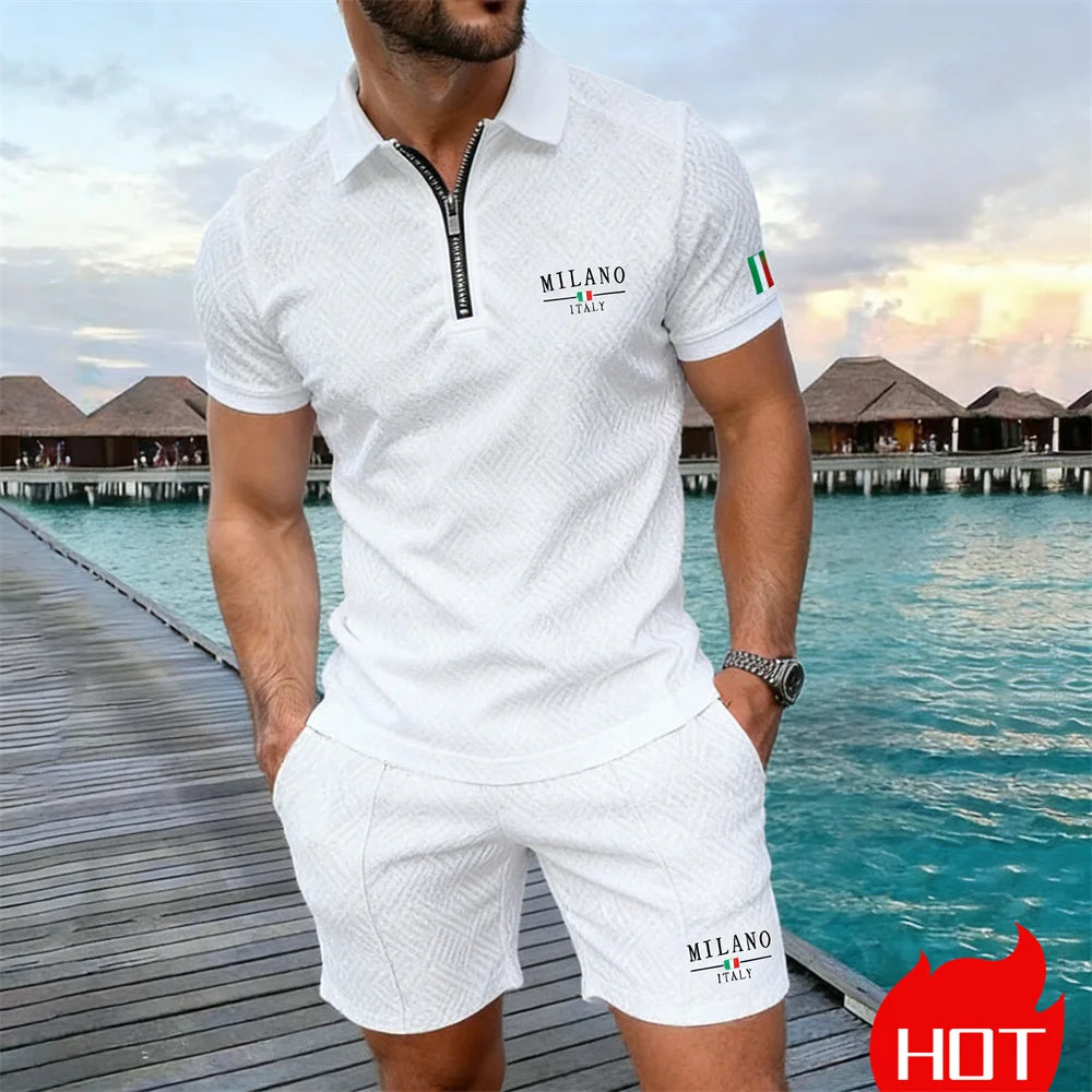 Conjunto Polo com Zíper