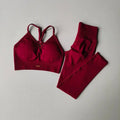 Conjunto de Exercício Peach de Cintura Alta com Efeito Levanta Bumbum