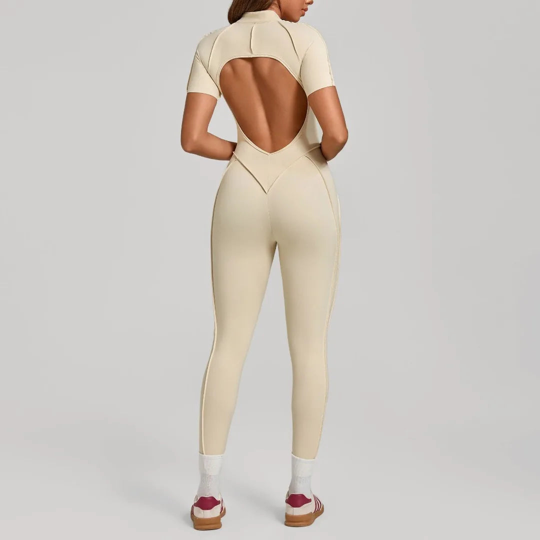 Macacão Fitness Levanta Bumbum com Bojo Removível