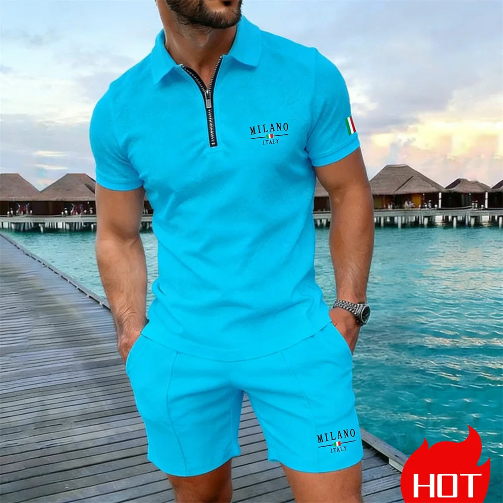 Conjunto Polo com Zíper