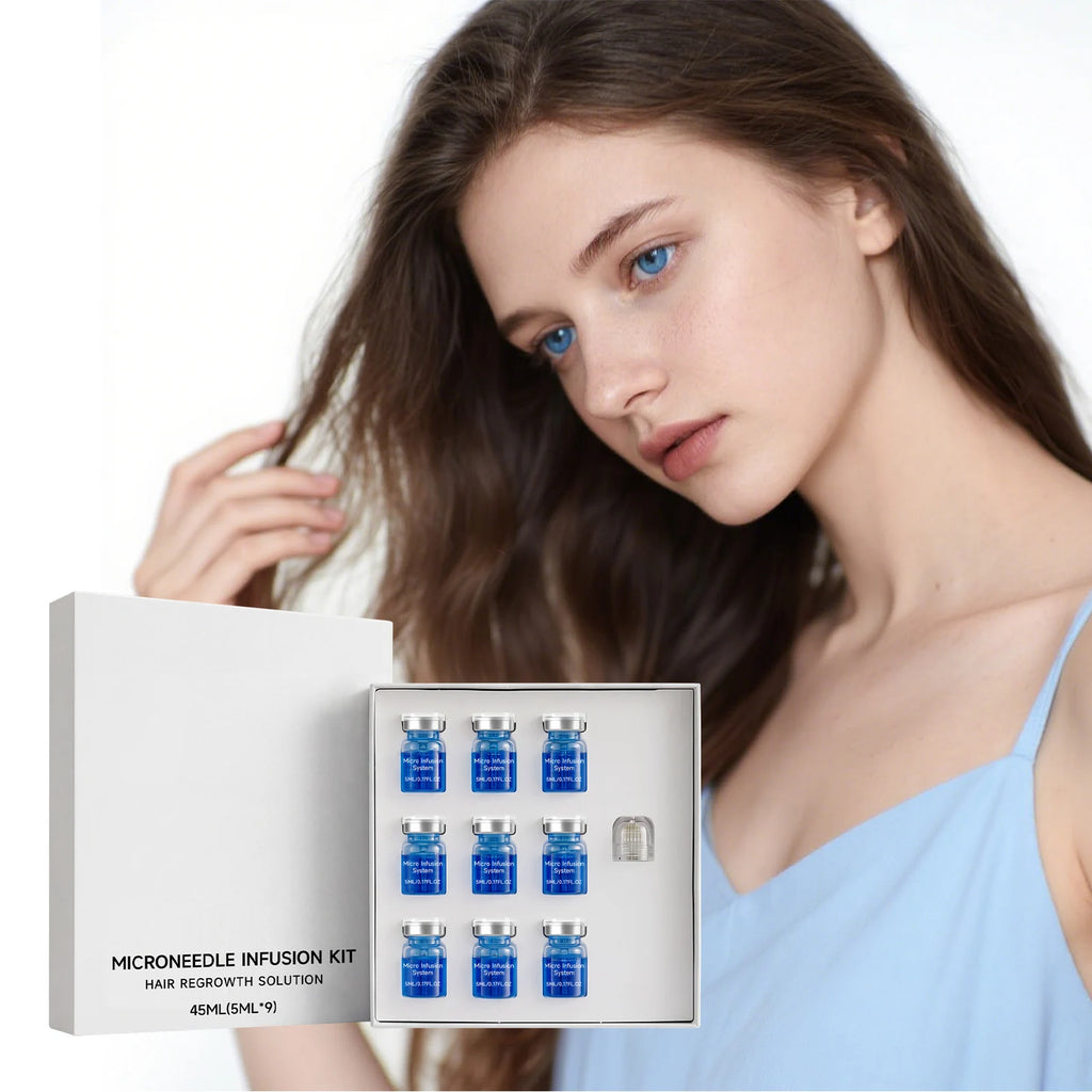Kit de Microagulhas para Crescimento Capilar