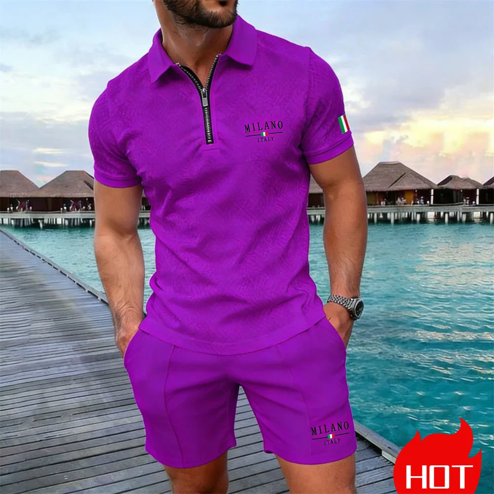 Conjunto Polo com Zíper