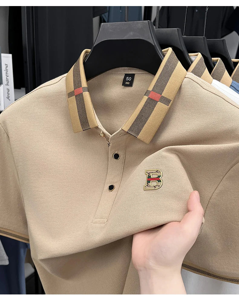 Camisa polo manga curta casual