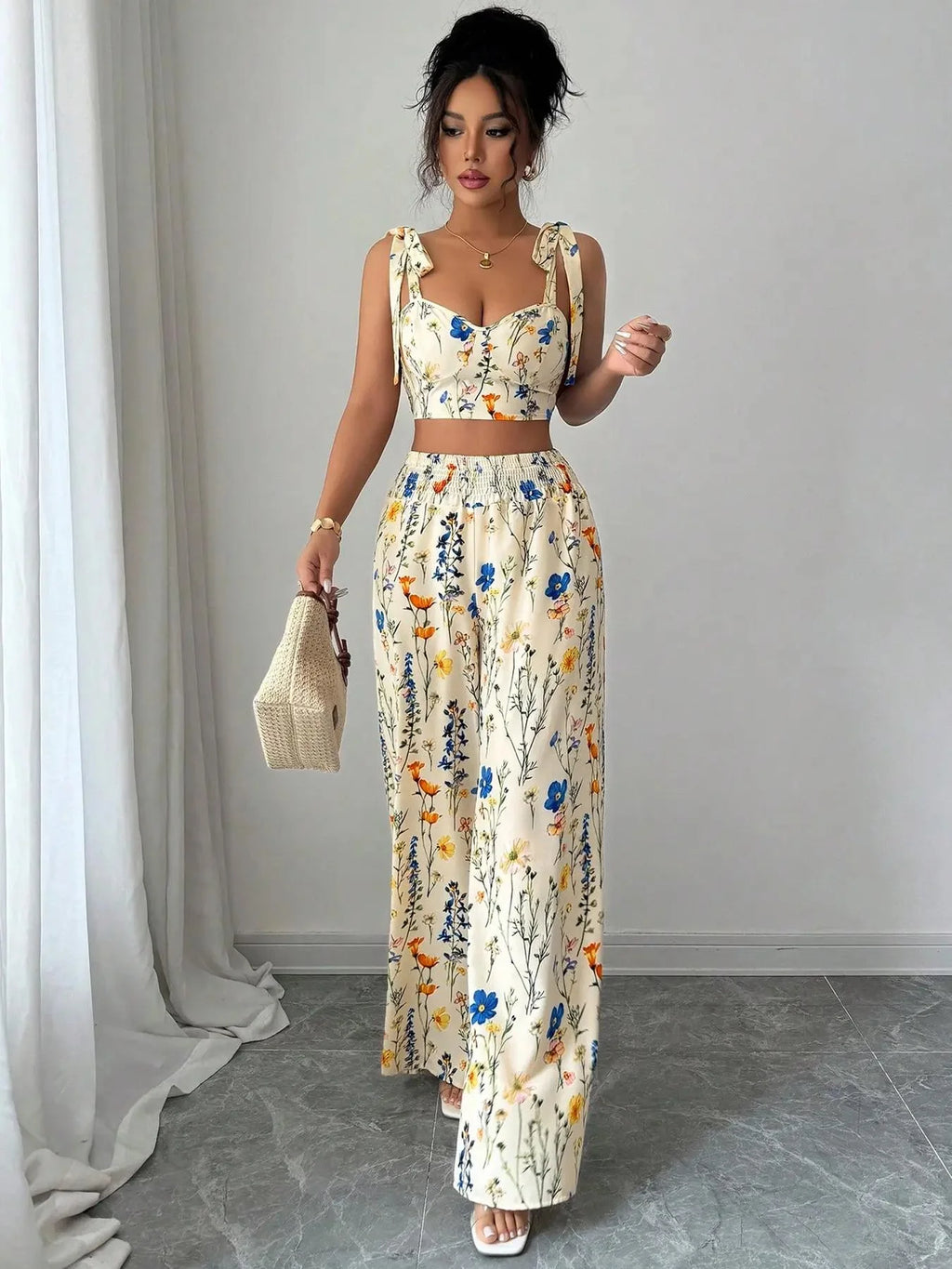 Conjunto 2 Peças elegante e confortável para uso casual, look moderno