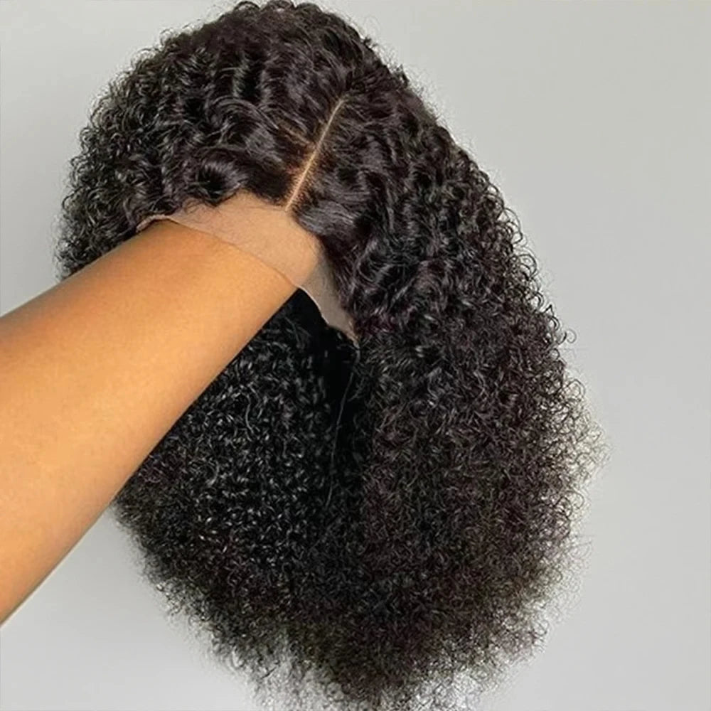 Peruca Humana Sem Cola, Bob com Ondas Profundas, Perucas Frontais de Renda 13x6, Pronta para Usar