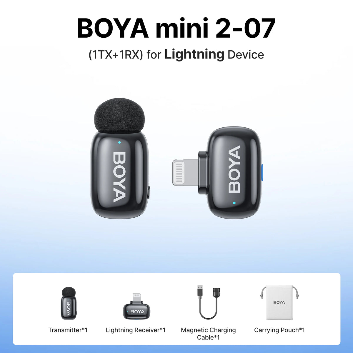 Microphone BOYA Mini 2 Mic USB-C Phone